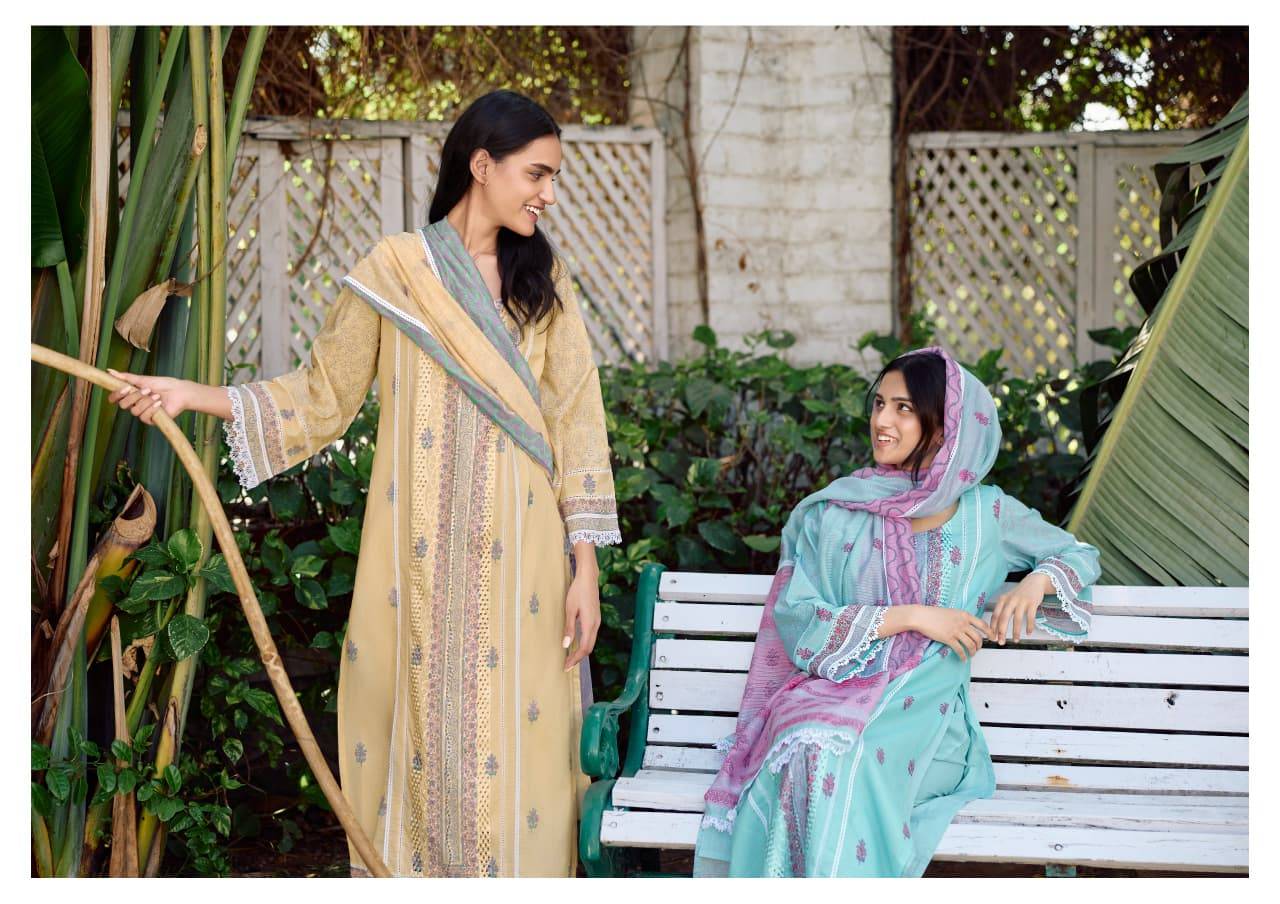 Gulzaar BY Kimora Fashion 2391 To 2394 Series Beautiful Fancy Stylish Colourful casual wear pure cotton lawn Dresses At Wholesale Price